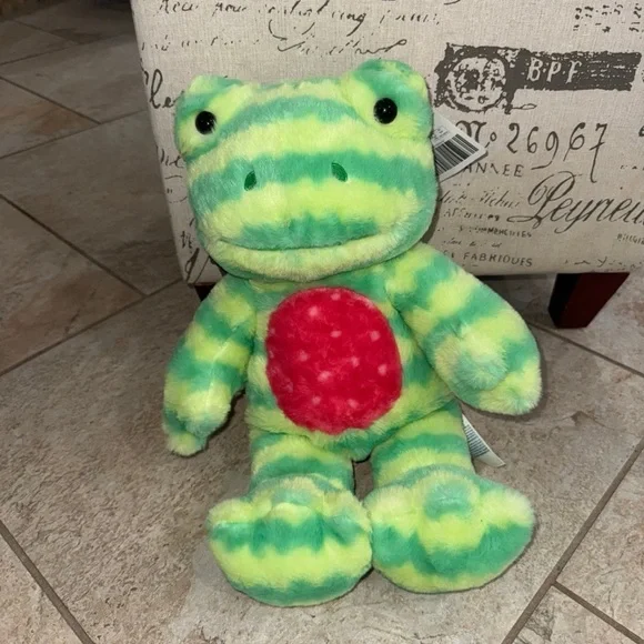 Build A Bear Watermelon Frog With Sound - Picture 1 of 9